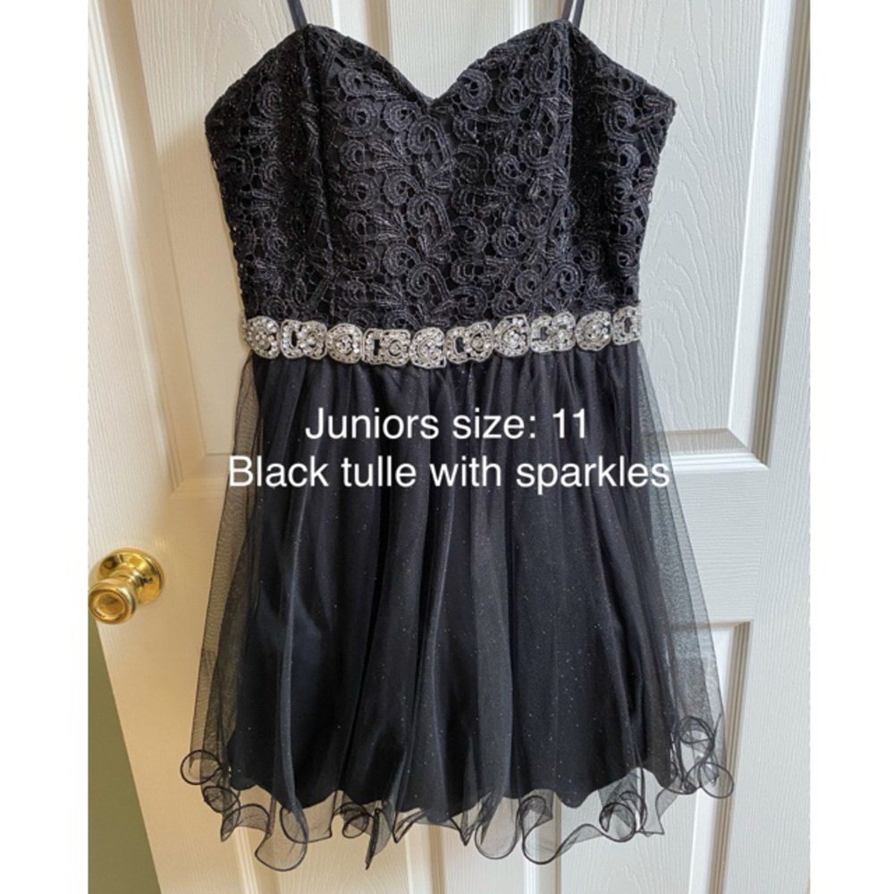 Juniors Special occasion black dress